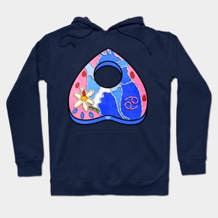 Astrology Set Zodiac Sign Ouija Planchette Piece - Cancer Hoodie